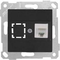 RİTA MEK TUŞ DATA PRİZİ 1*RJ45 (CAT5E) SİYAH 1